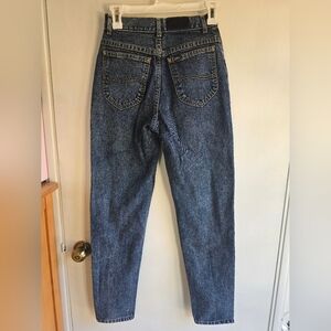 Lee High Waisted Vintage Button Fly Classic Blue Women's Jeans Size 5
